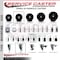 Service Caster 3-1/2'' Phenolic Swivel 1-3/8'' Expanding Stem Caster Set 2 Total Lock Brakes, 4PK SCC-EXTTL20S3514-PHR-2-S-2-138 - alternate 3